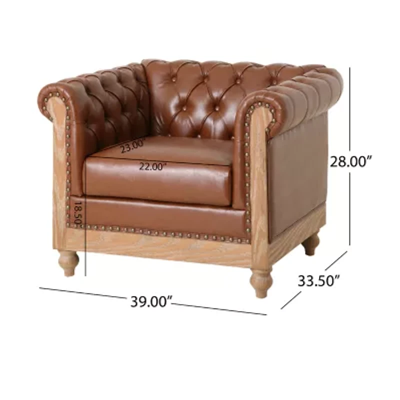 Castalia Tufted Club Chair