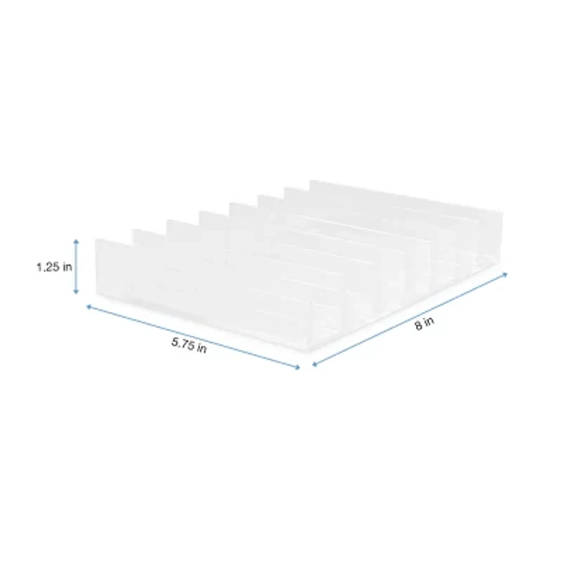 Home Expressions Acrylic 7-Compartment Makeup Organizer