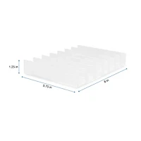 Home Expressions Acrylic 7-Compartment Makeup Organizer