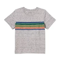 Okie Dokie Toddler & Little Boys Crew Neck Short Sleeve T-Shirt