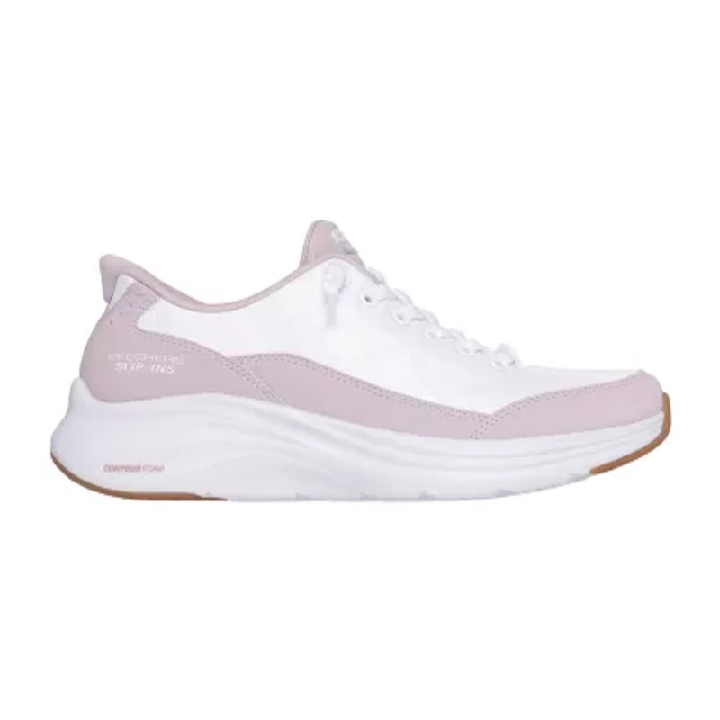 Skechers Hands Free Slip-Ins Contour Foam Cozy Womens Almond Closed Toe Slip-On Shoe