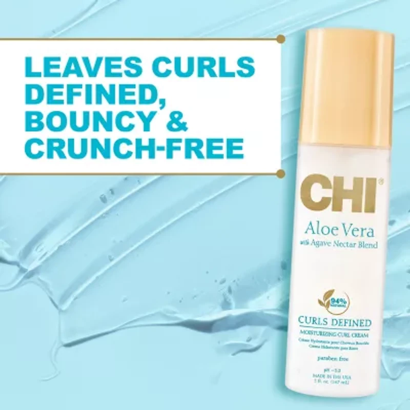 Chi Styling Aloe Vera With Agave Moisturizing Curl Hair Cream 5 oz.
