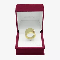 Sparkle Allure Womens 6.5MM 14K Gold Over Brass Band
