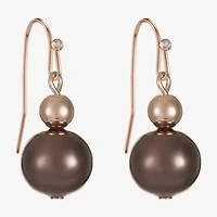 Liz Claiborne Womens Round Drop Earrings