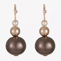 Liz Claiborne Womens Round Drop Earrings