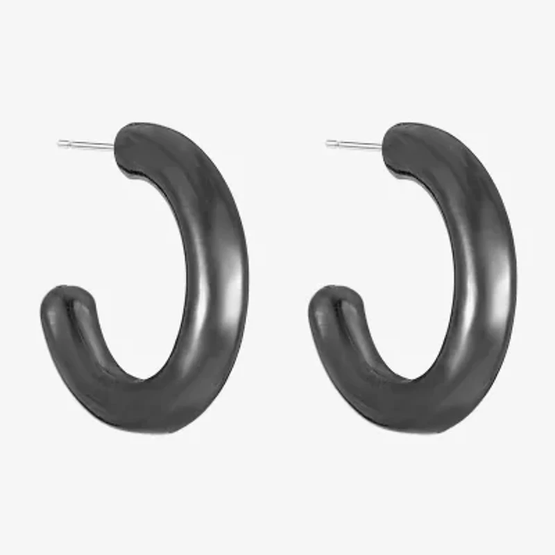 Liz Claiborne Womens 21mm Hypoallergenic Hoop Earrings