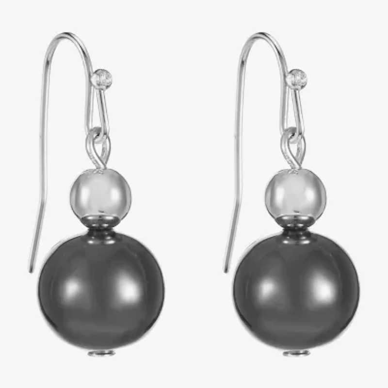 Liz Claiborne Womens Round Drop Earrings