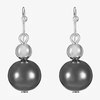 Liz Claiborne Womens Round Drop Earrings