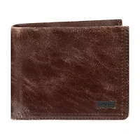 Levi's Moore Traveler Mens Personalized Bifold Wallet