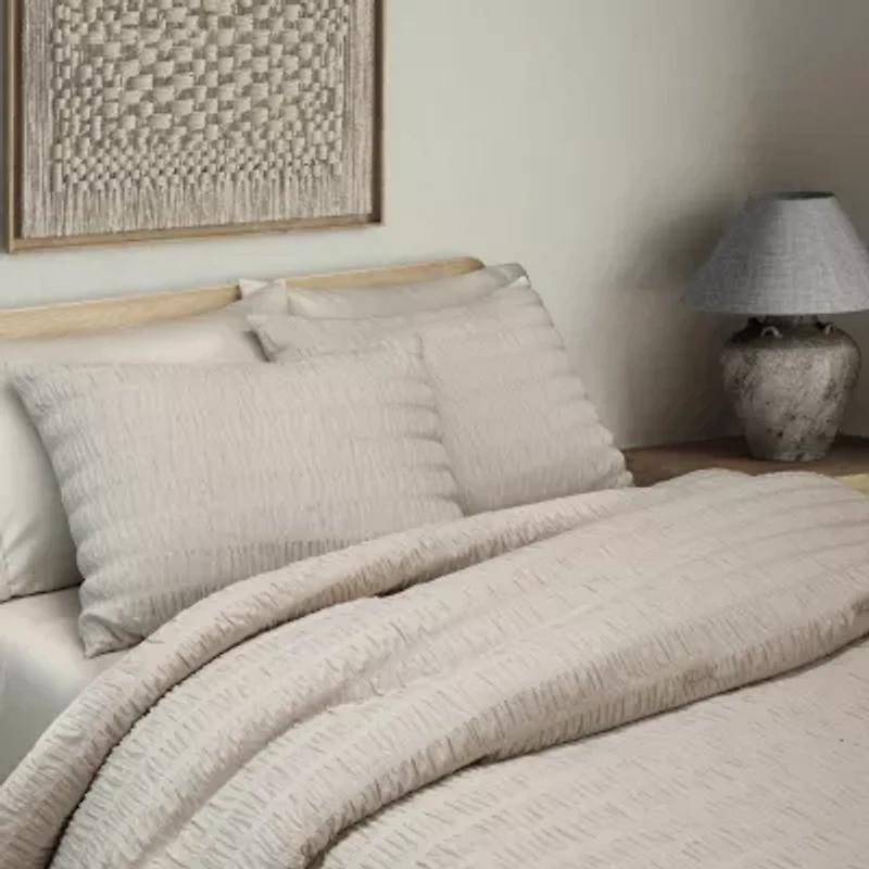 Indigo Road by Egypt Sherrod Noriah Ruched Stripe 3-pc. Lightweight Comforter Set