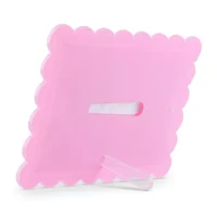 Pink Sky 5 X 7 Scallop Edge Pink Acrylic 1-Opening Tabletop Frame