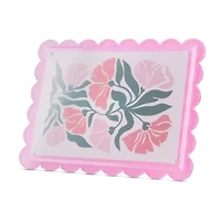 Pink Sky 5 X 7 Scallop Edge Pink Acrylic 1-Opening Tabletop Frame