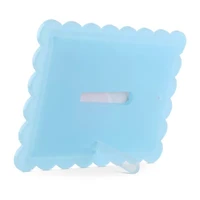 Pink Sky 5 X 7 Scallop Edge Blue Acrylic 1-Opening Tabletop Frame