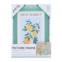 Pink Sky 4 X 6 Scallop Edge Green Acrylic 1-Opening Tabletop Frame