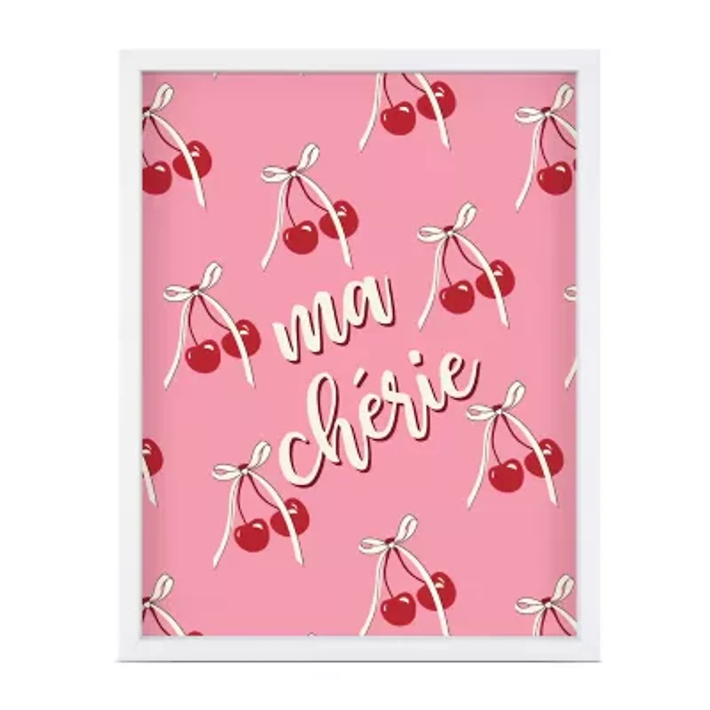 Pink Sky Ma Cherie Framed 1-Opening Wall Frame