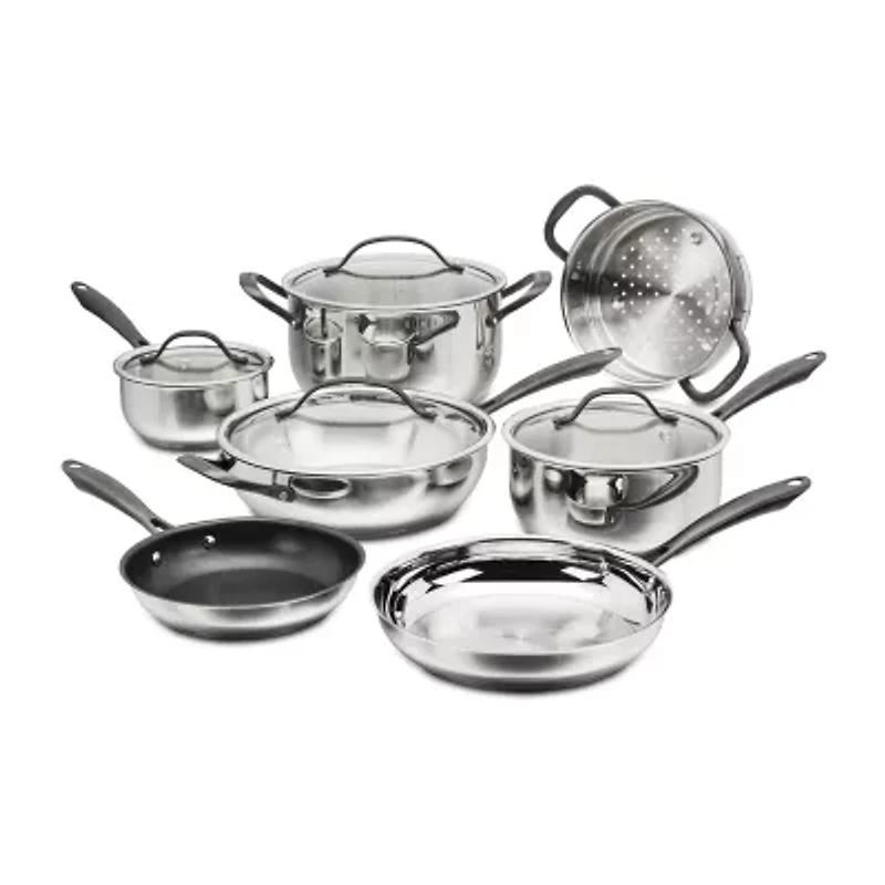 Cuisinart Pure Radiance Stainless Steel 11-pc. Cookware Set
