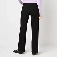 St. John's Bay Womens High Rise Wide Leg Jean