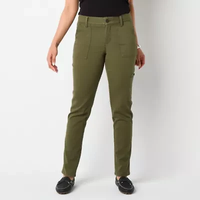 Liz Claiborne Sara Womens Mid Rise Skinny Fit Slim Fit Jean