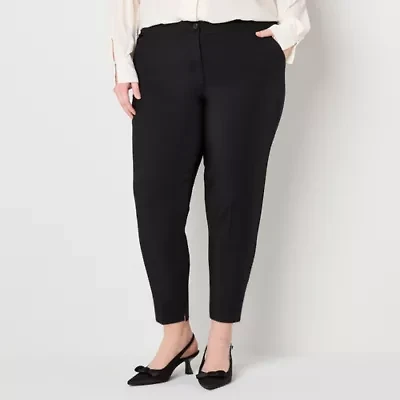 Worthington Plus Womens Ankle Pant