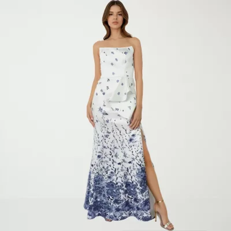 Rene by Ruiz Collection Womens Sleeveless Evening Gown