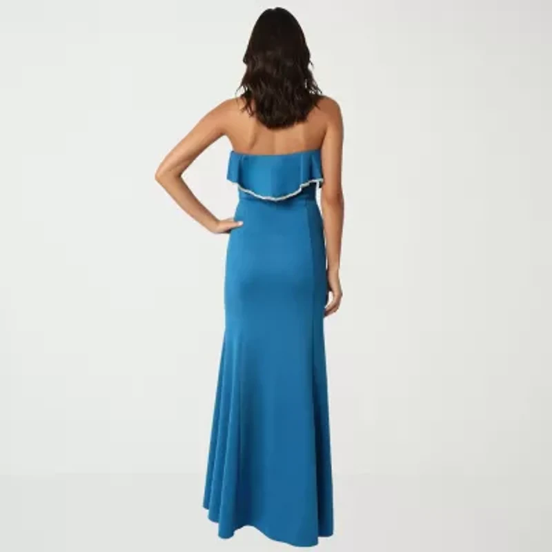 Rene by Ruiz Collection Womens Sleeveless Evening Gown