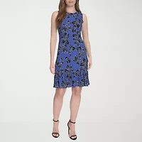 Marc New York Womens Sleeveless Floral Shift Dress