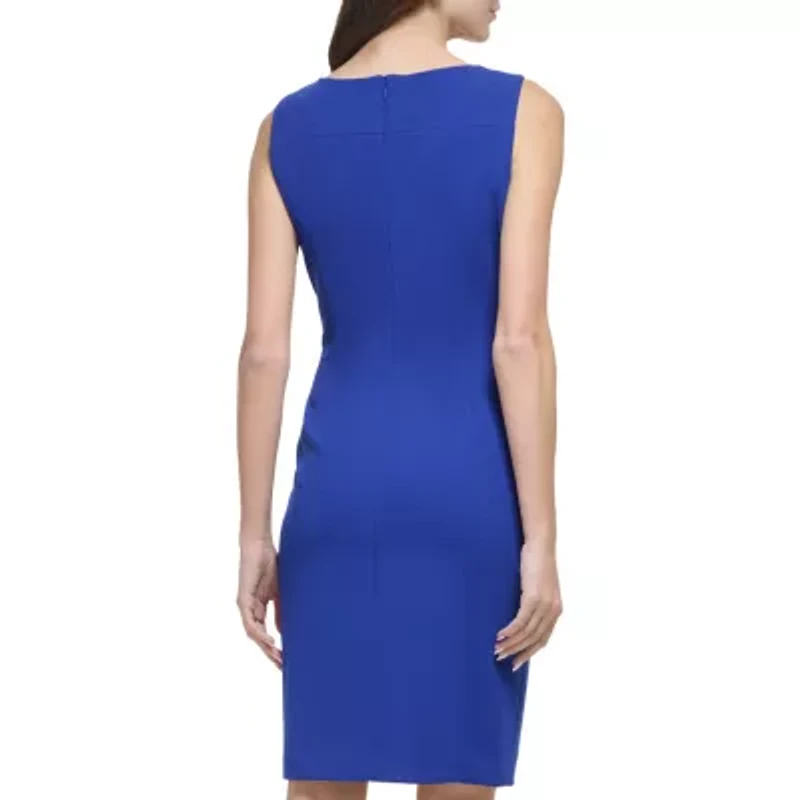 Marc New York Womens Sleeveless Sheath Dress