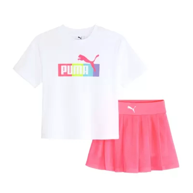 PUMA Little Girls 2-pc. Skort Set