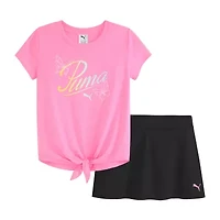 PUMA Little Girls 2-pc. Skort Set