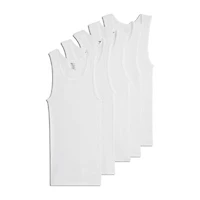 Jockey Cotton Bonus Pack Mens 5 Quick Dry Tank