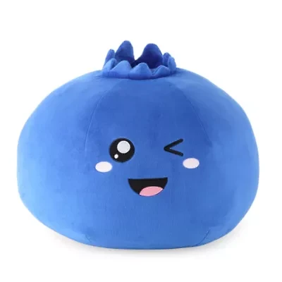 Forever 21 Blueberry Round Throw Pillow