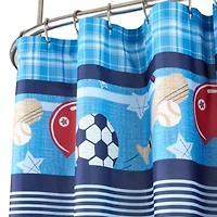 INK+IVY Kids All Star Sports Shower Curtain