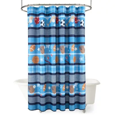 INK+IVY Kids All Star Sports Shower Curtain