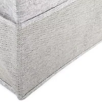 Home Expressions Bedside Caddy Gray 3-Compartment Hanging Organizer