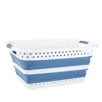 Home Expressions Collapsable Collapsible Laundry Basket