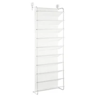 Home Expressions Over The Door 10-Shelf Metal Shoe Rack