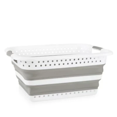 Home Expressions Collapsable Collapsible Laundry Basket