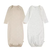 Huggies Baby Boys Crew Neck Long Sleeve 2-pc. Nightgown