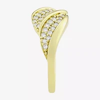(H-I / Si1) Womens 3/8 CT. T.W. Lab Grown White Diamond 14K Gold Over Silver Band