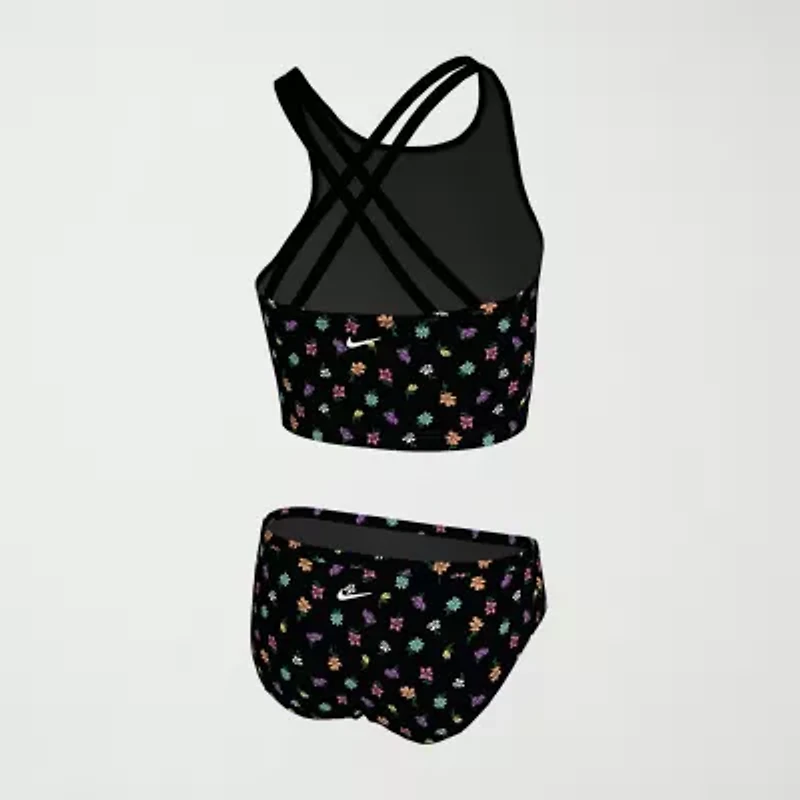 Nike Little & Big Kid Girls Floral 2-pc. Tankini Set