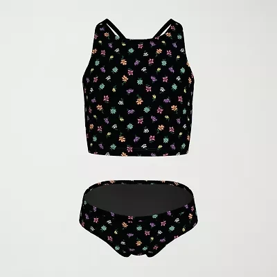 Nike Little & Big Kid Girls Floral 2-pc. Tankini Set