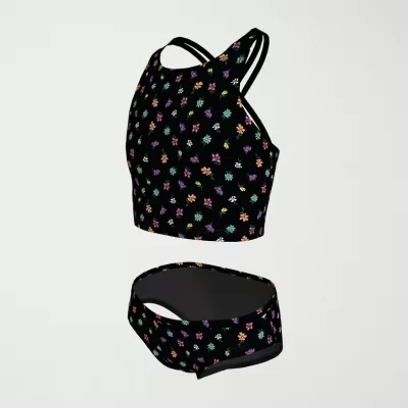 Nike Little & Big Kid Girls Floral 2-pc. Tankini Set