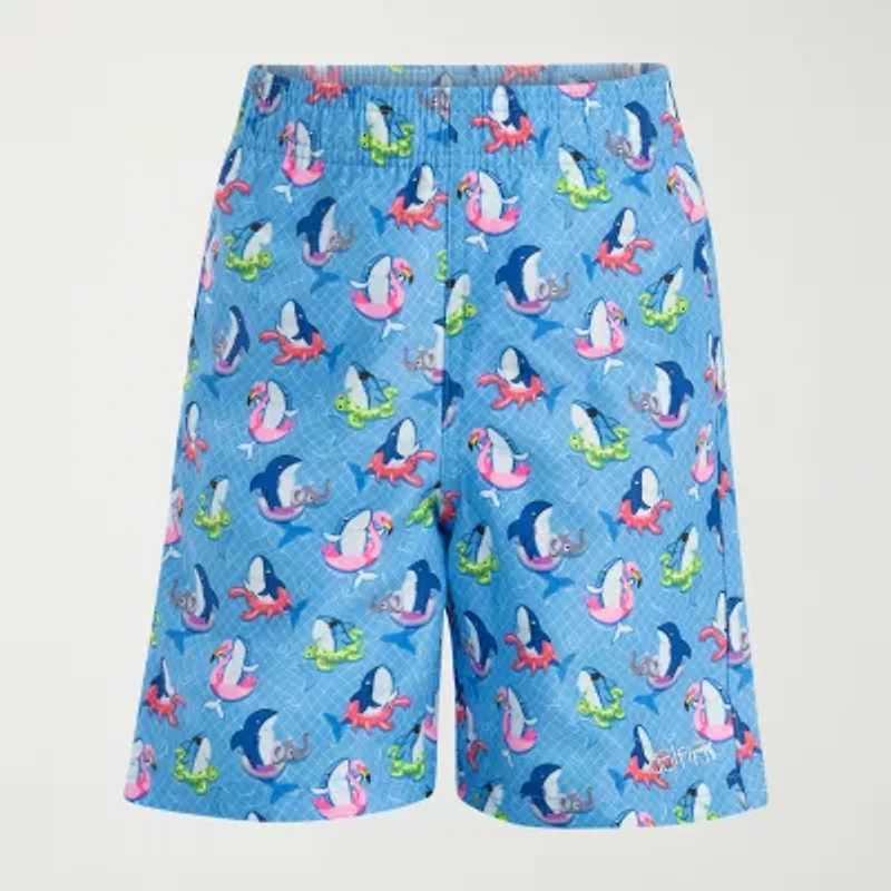 Dolfin Toddler Boys Animal Swim Trunks