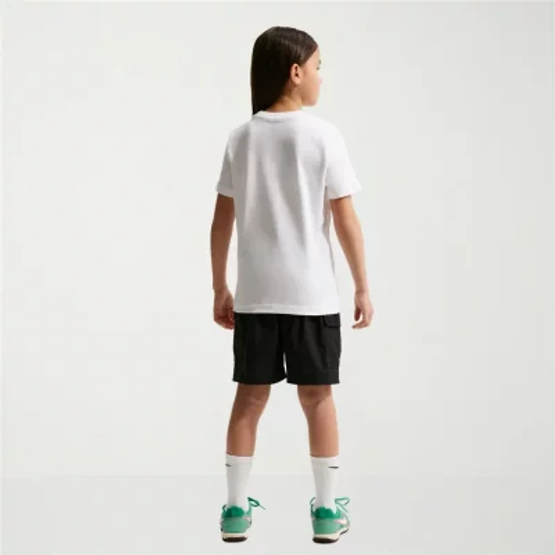 Nike Big Kid Unisex Crew Neck Short Sleeve Regular Fit Graphic T-Shirt