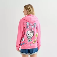 Hello Kitty Hoodie Womens Juniors Long Sleeve Fleece