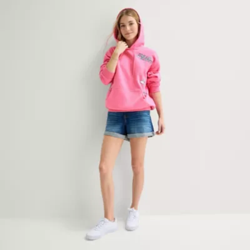 Hello Kitty Hoodie Womens Juniors Long Sleeve Fleece