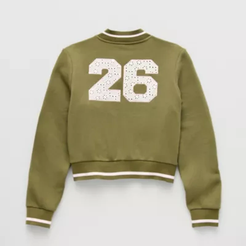 Thereabouts Little & Big Kid Girls Fleece Ultra Lightweight Bomber Jacket