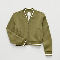 Thereabouts Little & Big Kid Girls Fleece Ultra Lightweight Bomber Jacket
