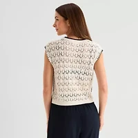a.n.a Womens Crew Neck Sweater Vest