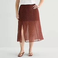 a.n.a Womens Plus Midi Pencil Skirt